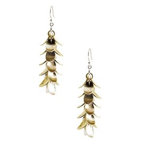Sterling Silver & Gold Reversible Floral Earrings